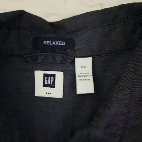 Gap factory men's size XXL relaxed fit chambrey - Picture 3 of 5